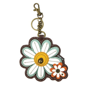 Chala Keychain keyfob/ keychain Daisy collection /Key Chain Coin Purse by Chala